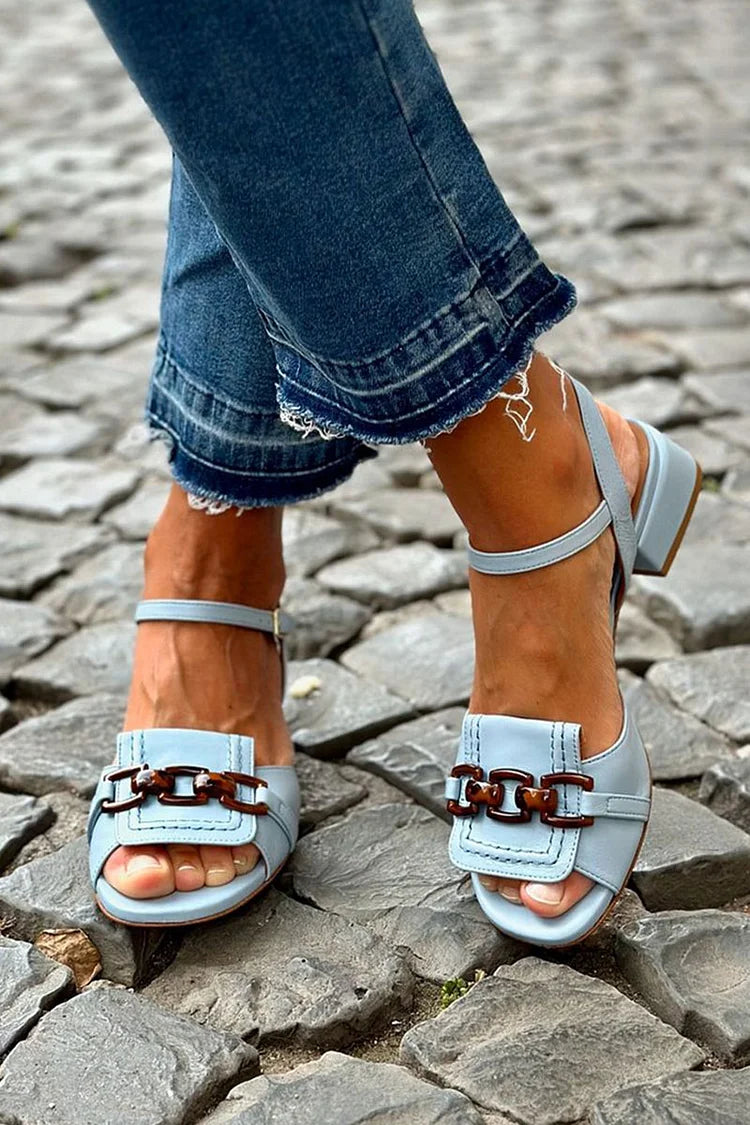 Azzurra | Sandały Eleganza Costiera