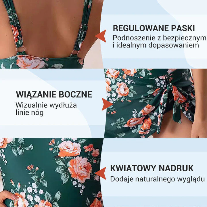 Celina | Damski jednoczęściowy kostium kąpielowy