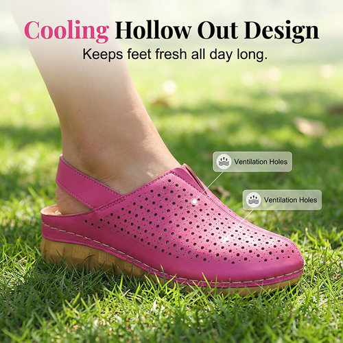Women's Casual Cut-Out Platform Strap Sandals