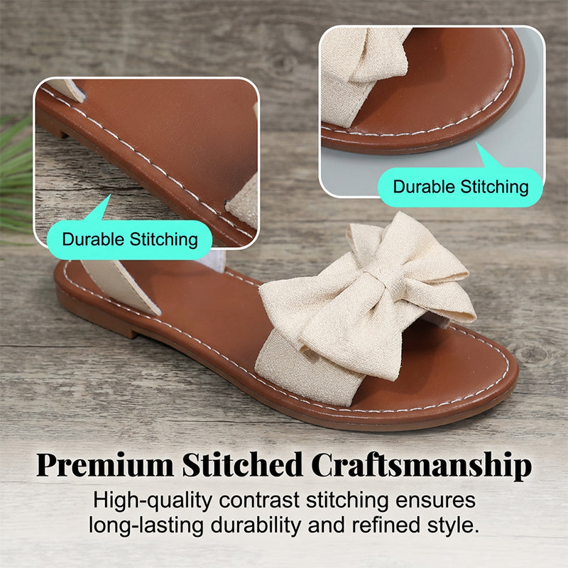 Natalia Zofia | Stylish sandals with a pearly ankle strap