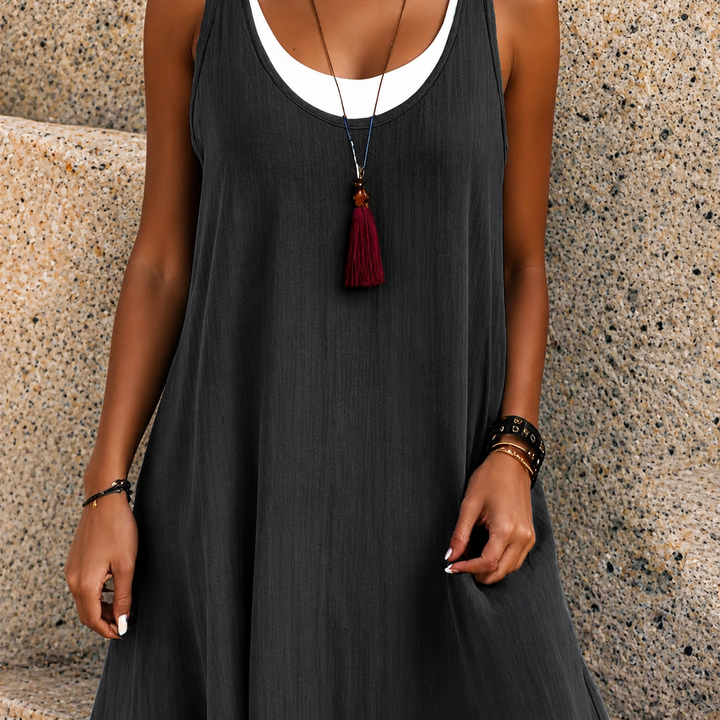 Klara | Luźna sukienka tank top 2 w 1
