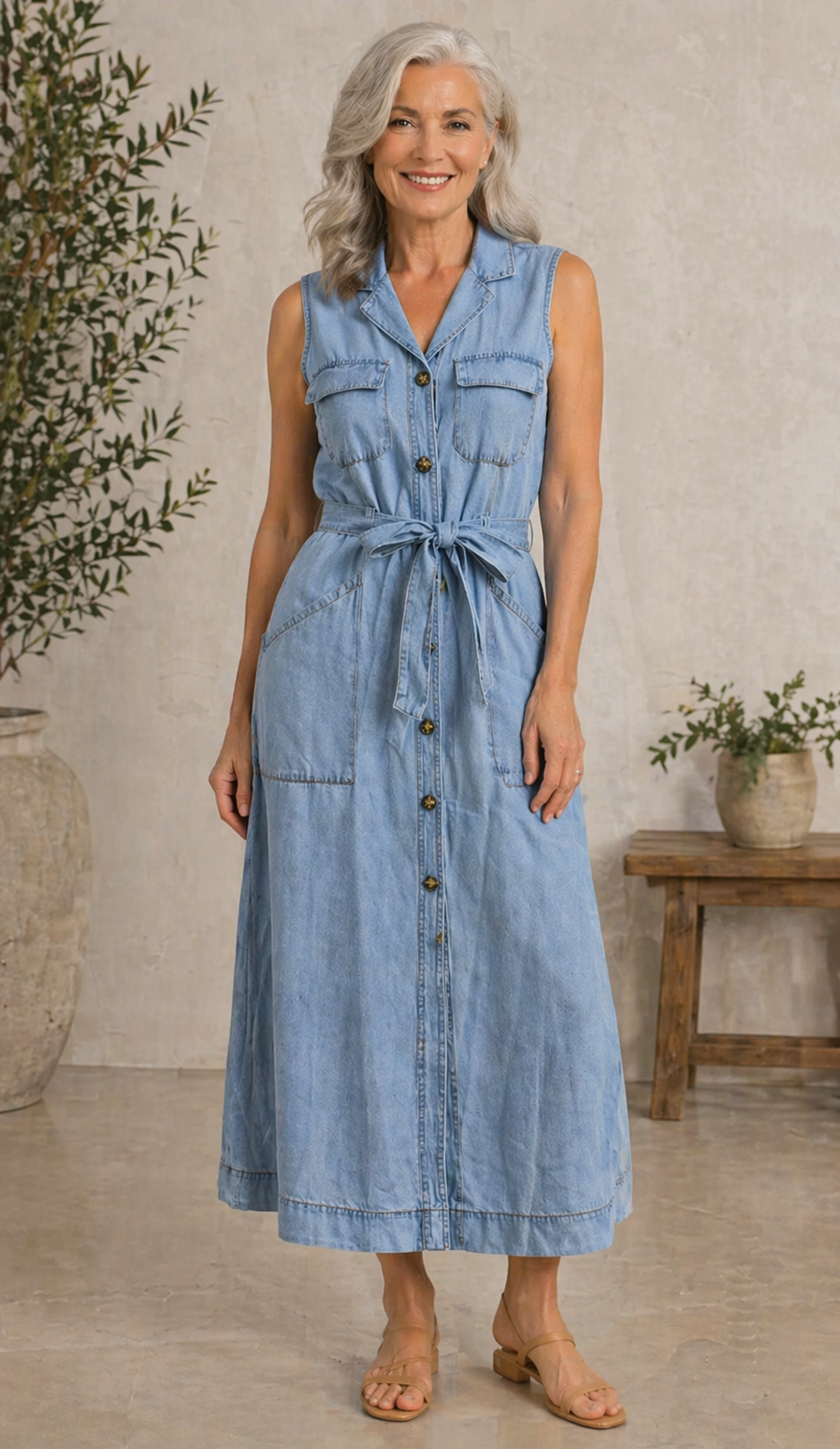 Susan | Denim dress