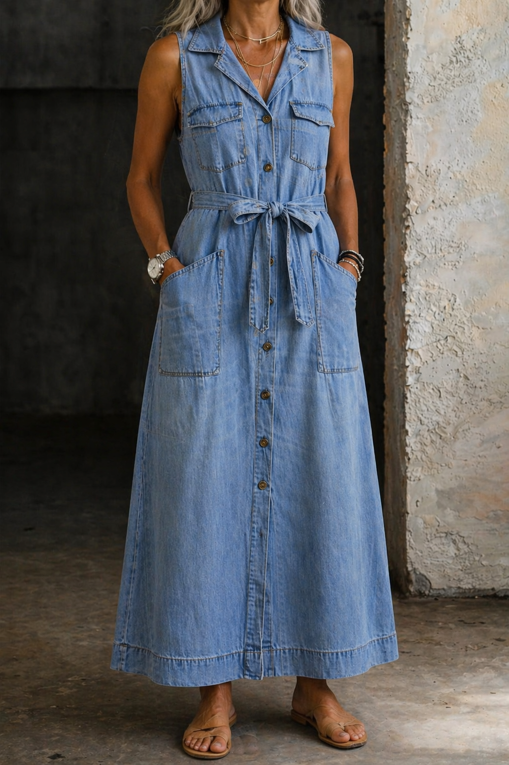 Susan | Denim dress