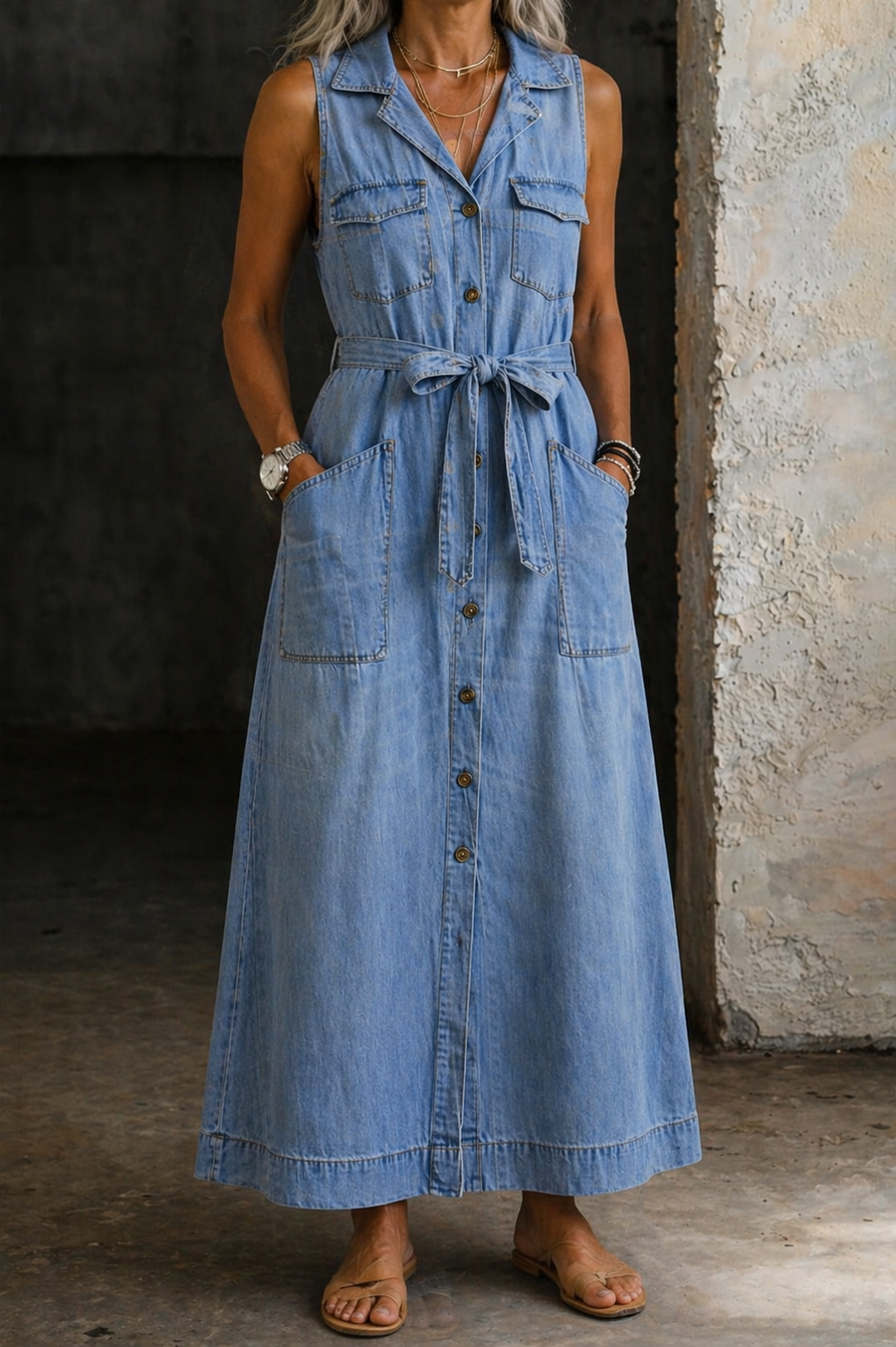 Susan | Denim dress