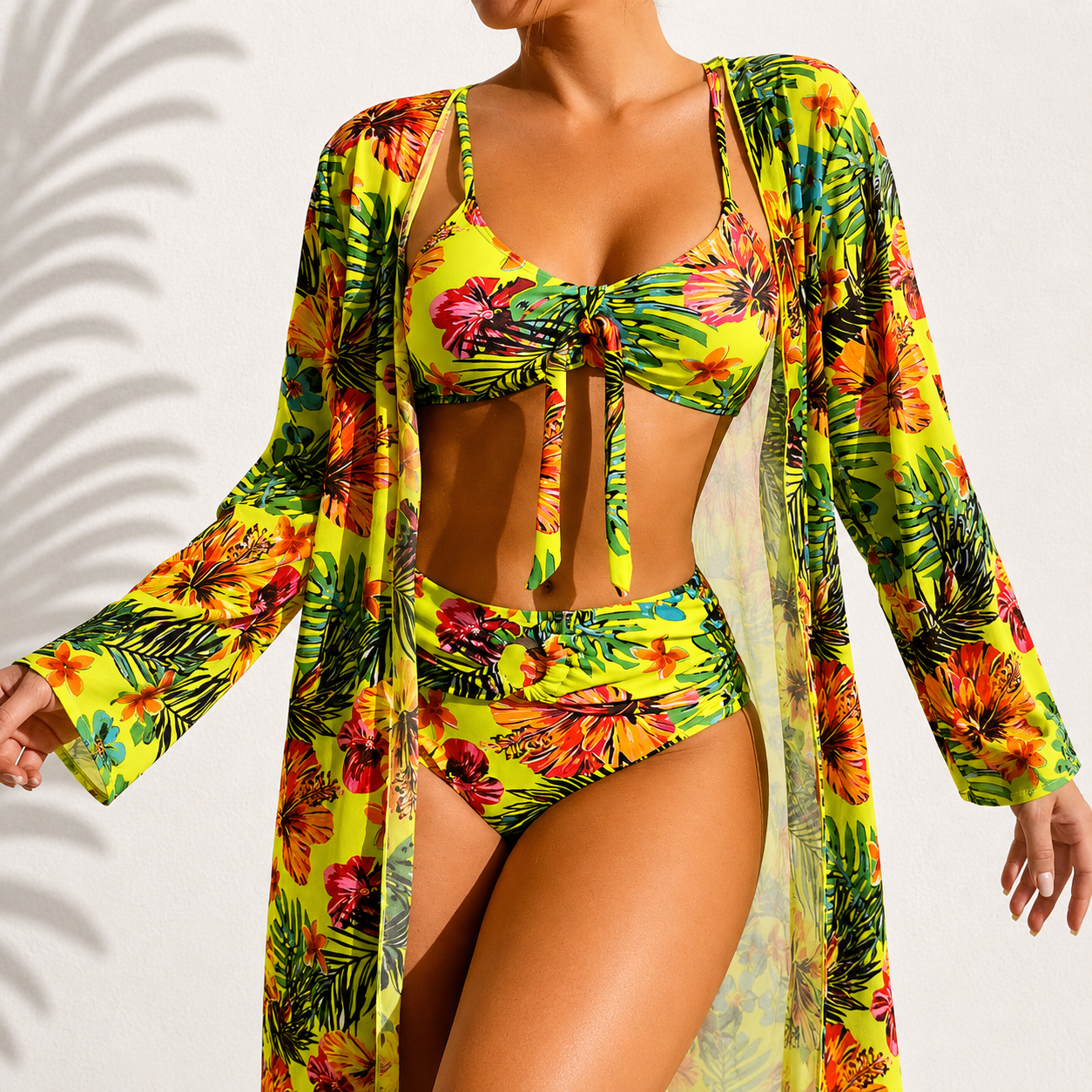 DELACROIX | Bikini 3 Pièces Élégant Tropical Marie