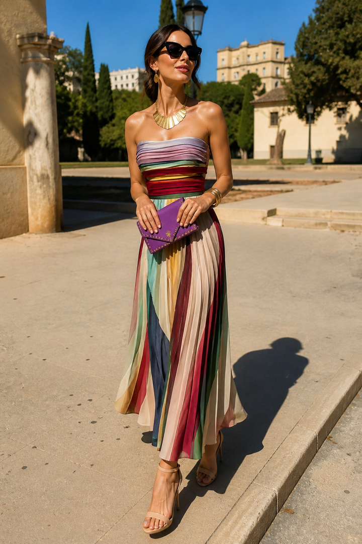 Evelyn | Elegancka Długa Sukienka