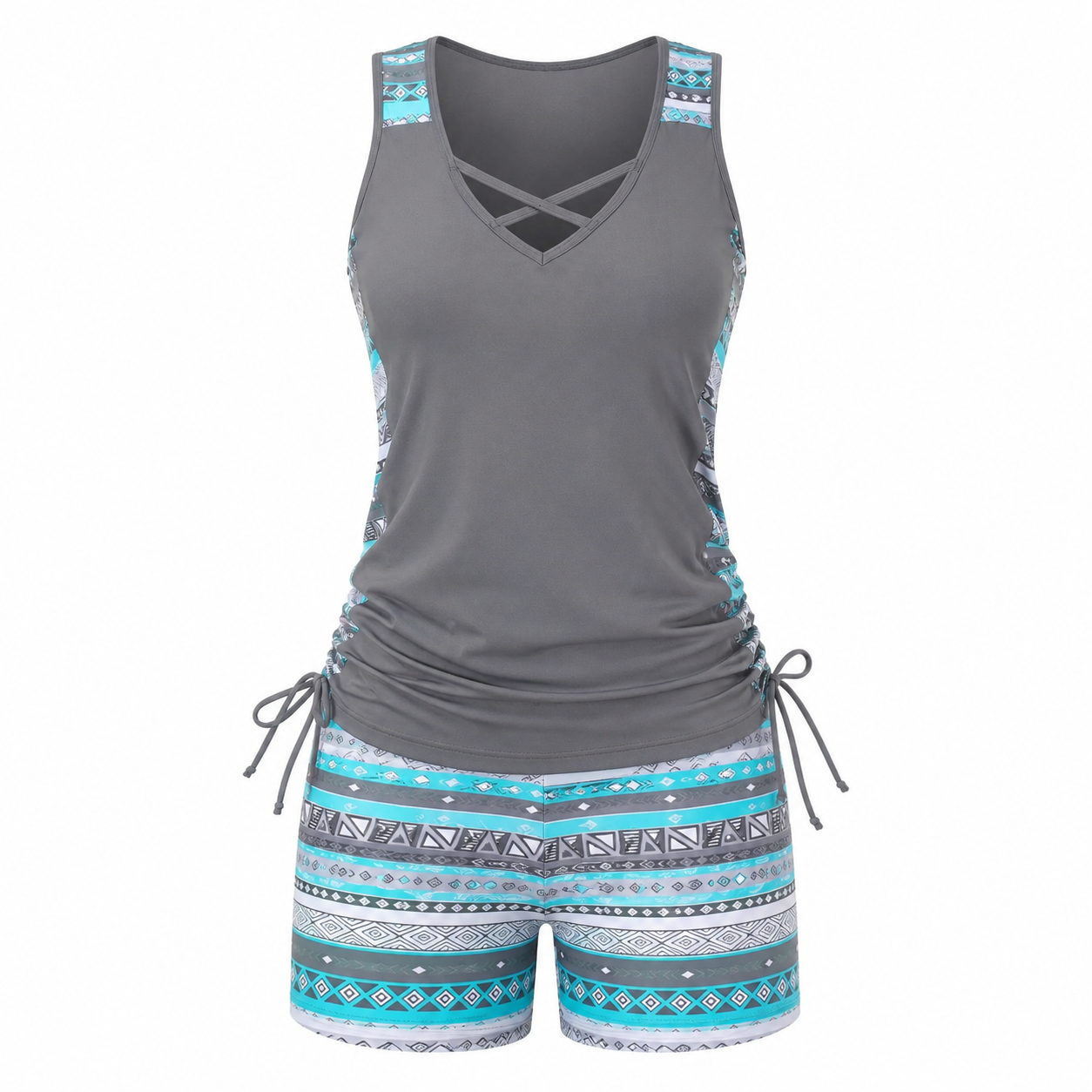 Victoria | Tankini Shaping Tummy with Shorts