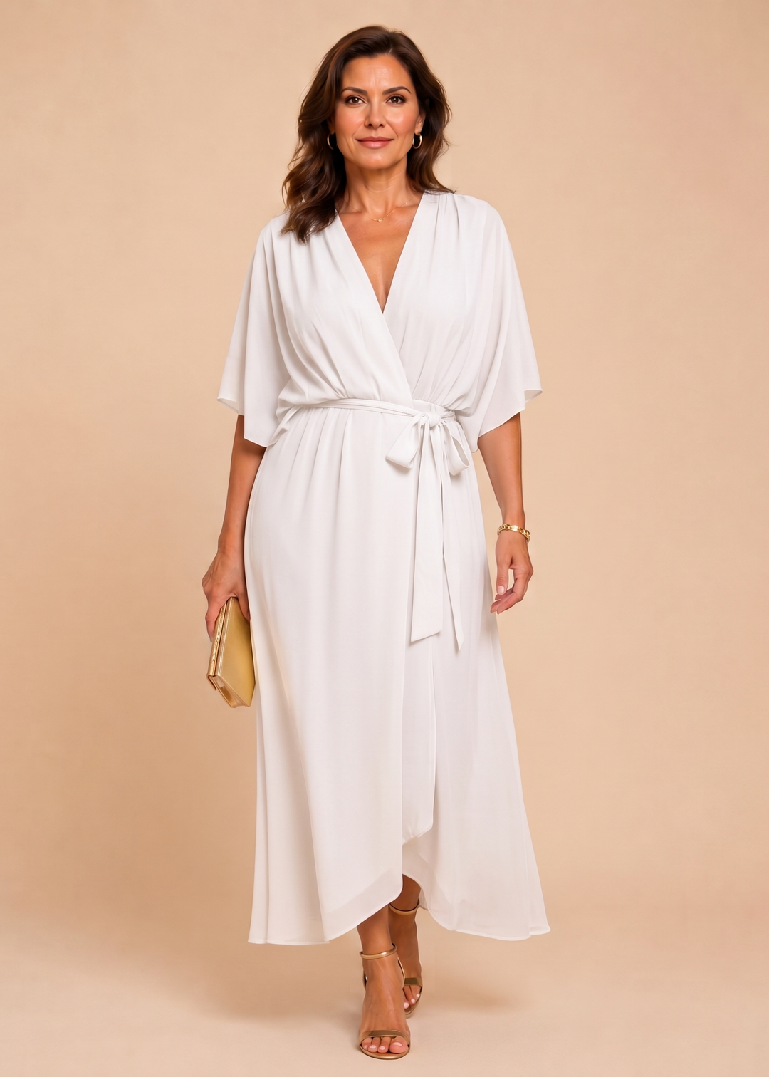 Paula | Elegancka sukienka z paskiem