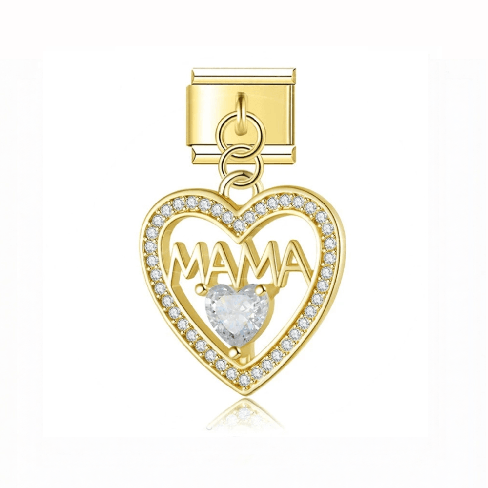 Serce z diamentem mama (299)
