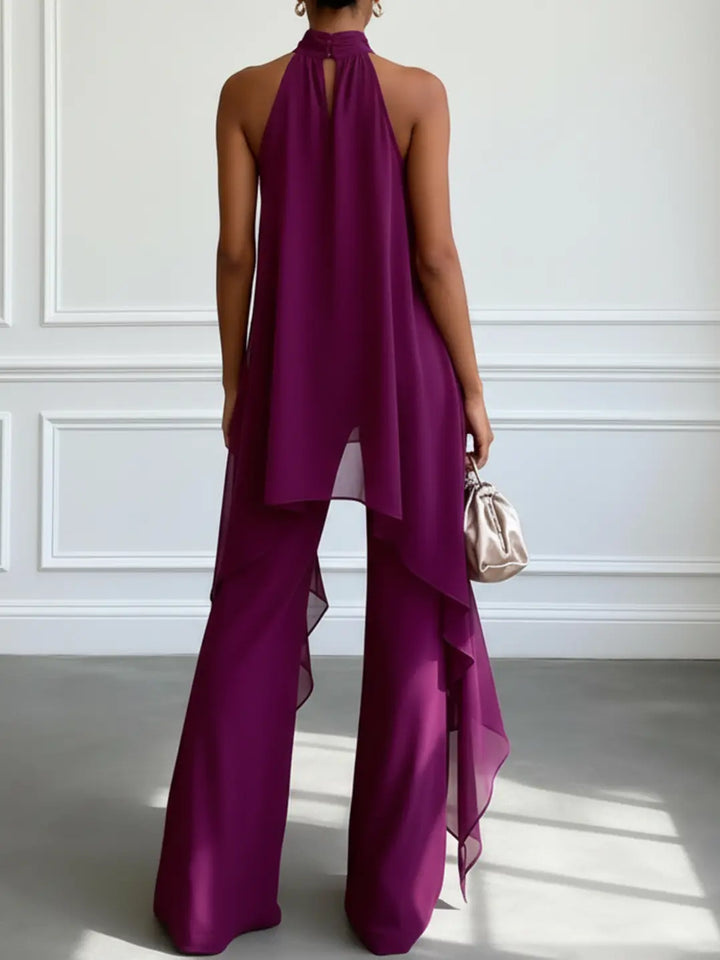 Viola | Elegancki Zestaw Halter z Spodniami