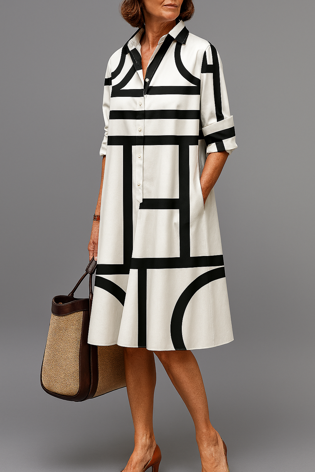 Ellie | Midi dress cared for and stylish