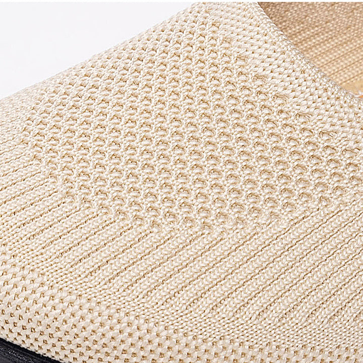 Damskie wsuwane buty z przewiewnej dzianiny typu Flyknit